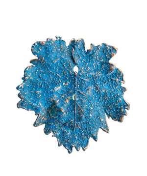 Brooch `CopperRight` grape leaf