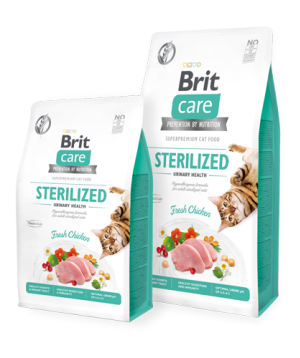 Корм для кошек «Brit Care» курица, для стерилизованных котов, 7 кг