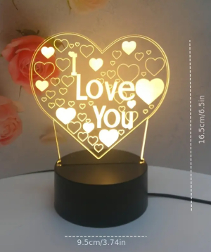 LED Lamp «Gift Store»  I Love You №225