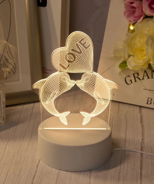 LED Lamp «Gift Store» dolphins №221