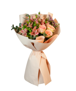 Bouquet ''Blackburn'' with roses