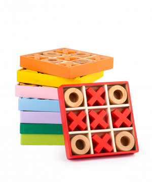 Toy `I'm wooden toys` Tic Tac Toe