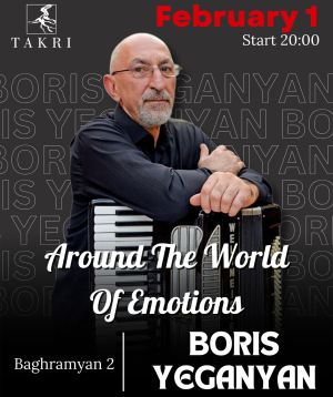 The Magic Accordion | Boris Yeganyan, 01-02-2026, 20:00