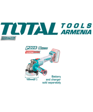 Болгарка «Total Tools» TAGLI221253, аккумляторная