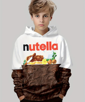 Hoodie «Gift Store» Nutella for children №5