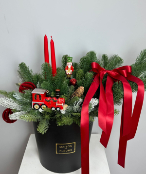 New Year's composition «Rosery» №56