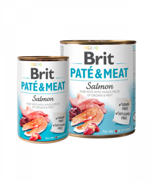 Dog food «Brit Pate» salmon pate, 800 g