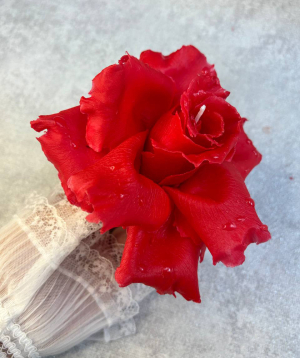 Candle «Light Your Home» Red Rose №3034