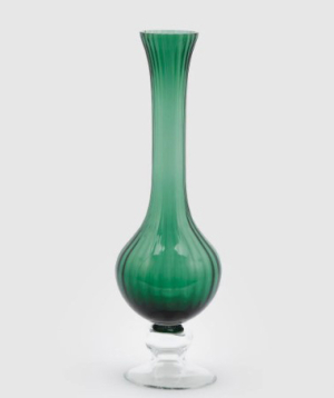 Vase ''EDG'' Collolungo Righe, green