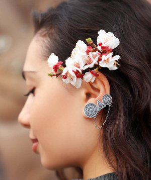 Earring `Har Jewelry` silver Nane