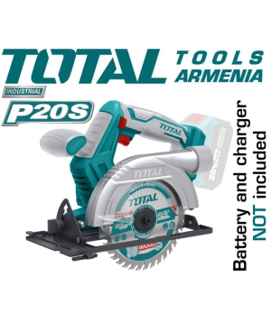 Circular saw «Total Tools» TSLI1401, battery-operated