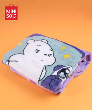 Плед «Miniso» We Bare Bears  (90х120 см)