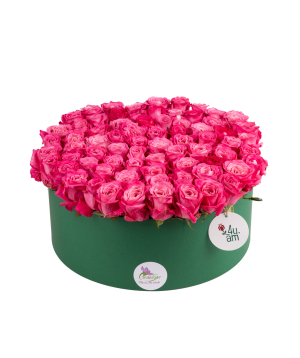 Композиция ''Стиньяно'' с розовыми розами