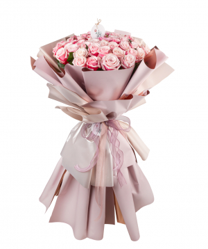 Bouquet `Plock` with roses