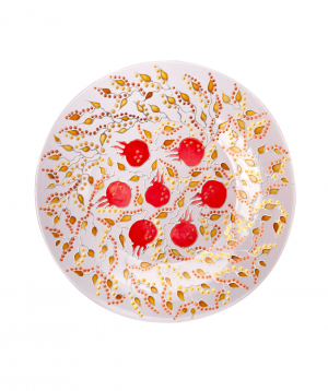 Plate `Taraz Art` decorative, glass №21