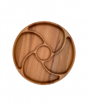 Eco plate «WoodWide» round, wooden