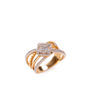 Ring `Less is more` gold №131
