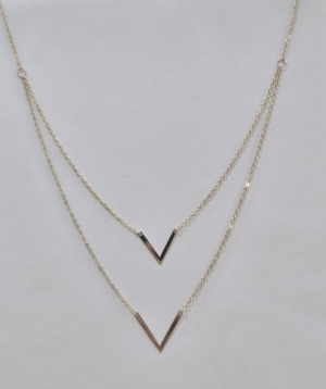 Վզնոց «Less is more» ոսկյա №149