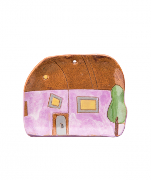 Plate `Nuard Ceramics` House, small №3