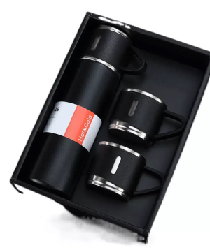 Vacuum flask set with cups THE BOX №4 500 ml