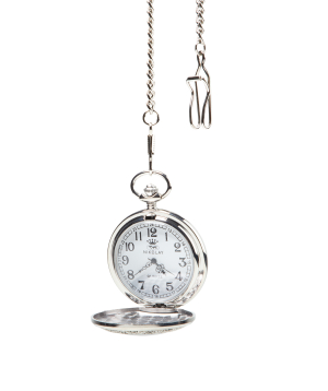 Pocket watch «Creative Gifts» Tigran Mets, silver