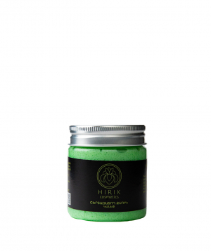 Cream `Hirik Cosmetics` exfoliator with rosemary and sage essential oils