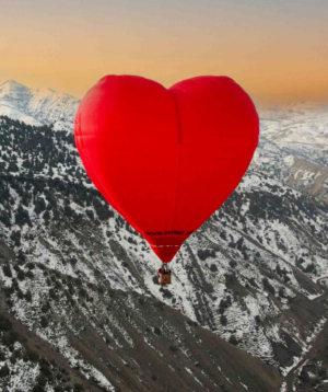 Balloon ride tour «Skyball» Heart, for 2 people