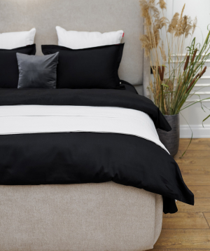 Bedding set «Jasmine Home» double, black