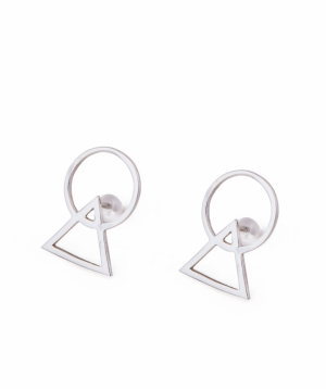 Silver earrings `11 Silver` №4
