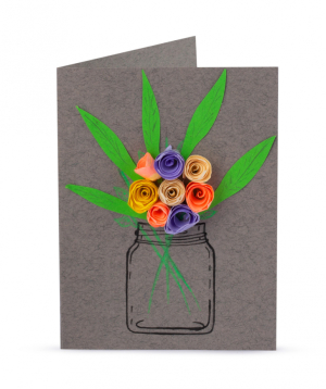 Handmade postcard