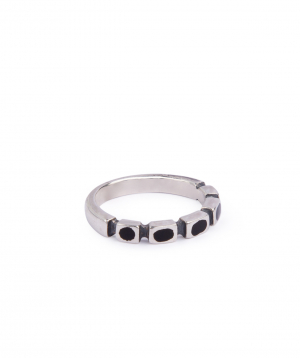 Ring `Tamama` silver, Qarahunj M010