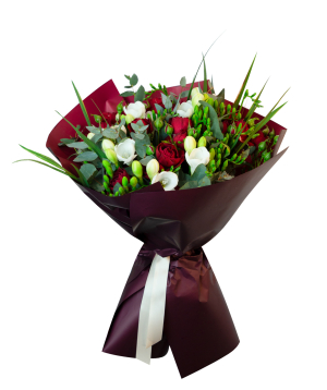 Bouquet ''Lincoln'' with roses