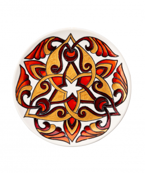 Plate `Taraz Art` decorative, ceramic №8