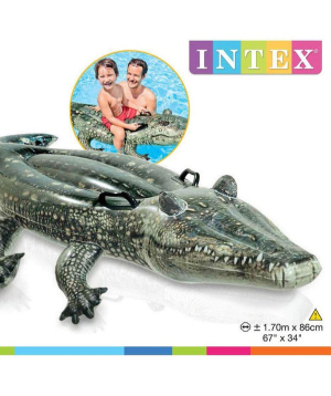 Inflatable pool crocodile №2