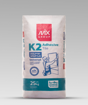 Tile adhesive «K2» Universal, 25 kg