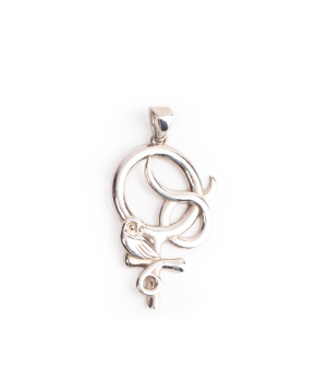 Rhodium Plated Silver Pendant Taurus Starlight Jazz Collection