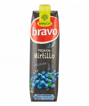 Juice `Bravo` Natural, blueberries 1l