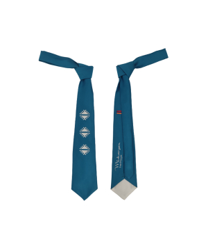 Embroidered tie «Miskaryan Heritage» Armenian carpet pattern, 6-8