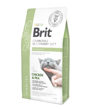 Cat food «Brit Veterinary Diet» for diabetes, 1 kg