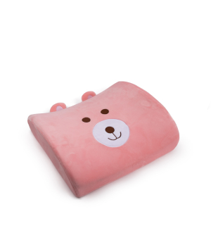 Подушка для спины «Мишка» розовая
