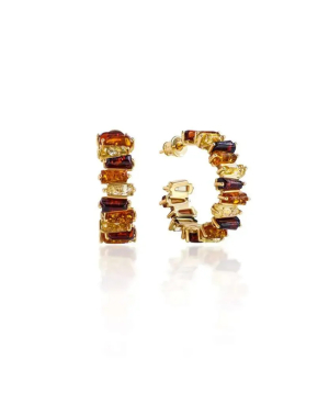 Silver earrings «SiaMoods» SE680GP