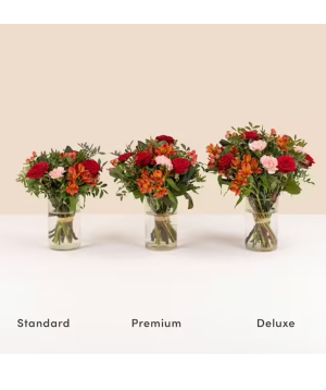 Spain․ bouquet №027 with roses and alstroemerias