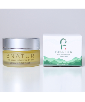 Face cream-balsam `Bnatur` for dry skin