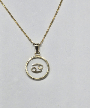Pendant ''Less is more'' gold №78