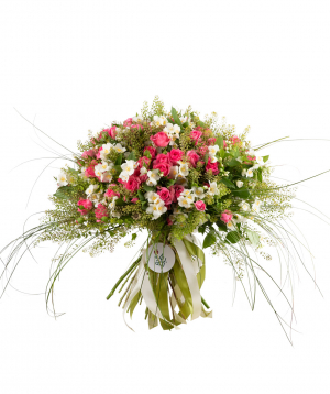 Bouquet ''Mulhouse'' with spray roses and field flowers