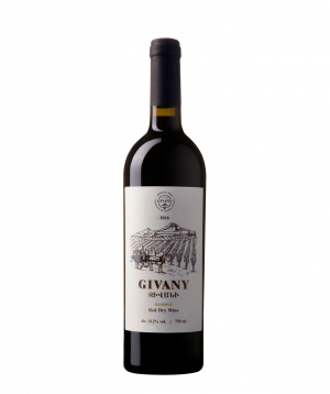 Wine `Givany Wines` Reserve red dry 750 ml
