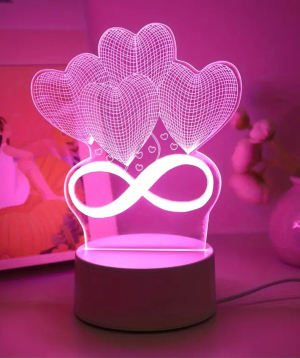LED Լամպ «Gift Store» 3D Eternity №1117