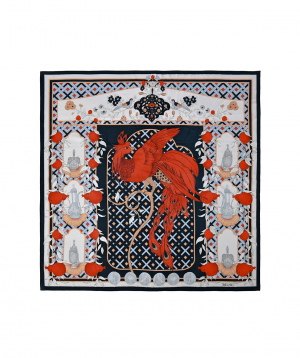 Scarf `Red Phoenix` small