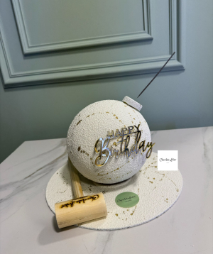 Разбиваемая шоколадная бомба «Chocolate_Lover» с молотком