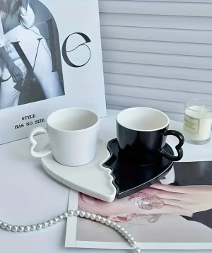 Heart-shaped cups Kiss №1003